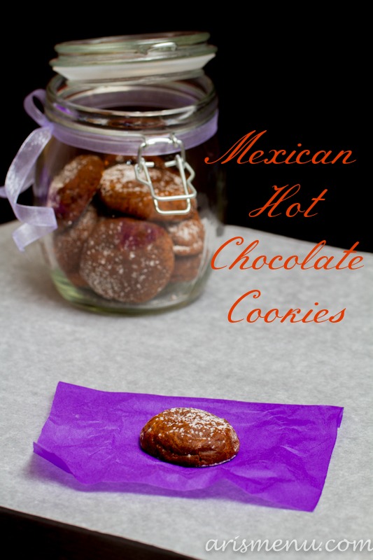Mexican Hot Chocolate Cookies #vegan