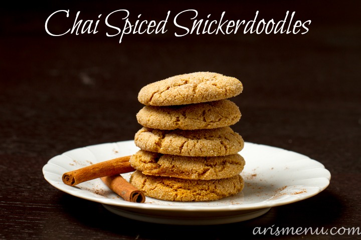Chai Spiced Snickerdoodles #vegan