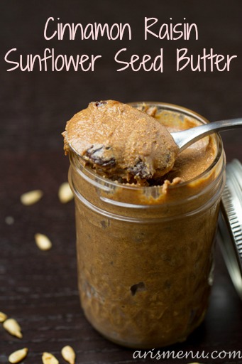 Cinnamon Raisin Sunflower Seed Butter #vegan #glutenfree.jpg