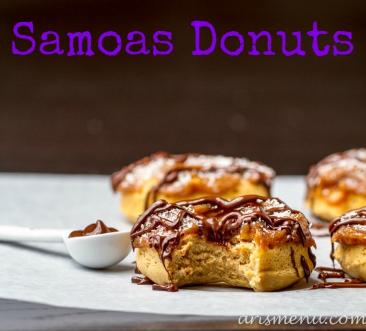 Samoas Donuts #vegan