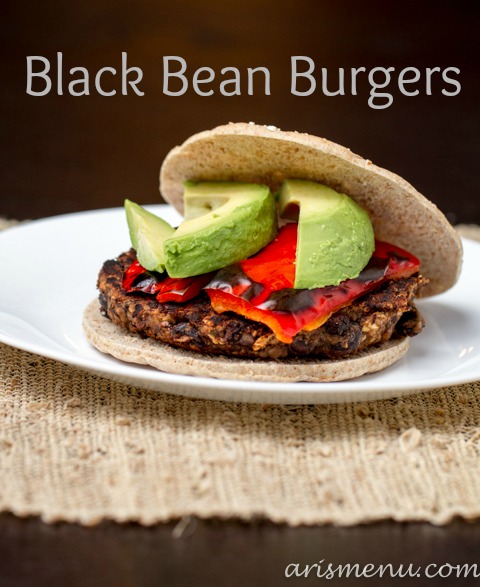 Black Bean Burgers #vegan #glutenfree