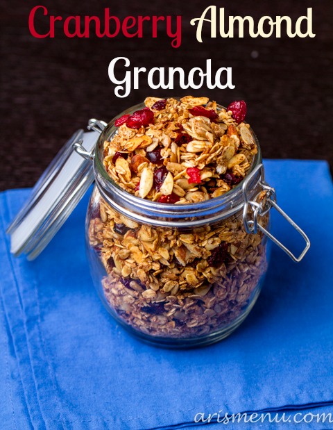 Cranberry Almond Granola #vegan #glutenfree.jpg