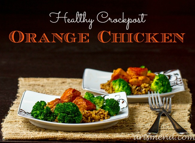 Healthy Crockpot Orange Chicken #glutenfree