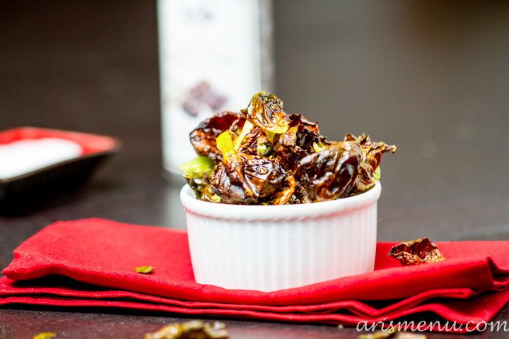 2 Ingredient Truffle Brussels (Sprouts) Chips #vegan #glutenfree
