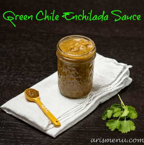 Green Chile Enchilada Sauce via www.arismenu.com