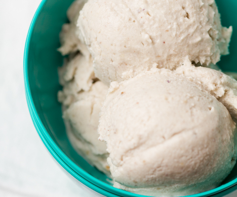 3 Ingredient Roasted Banana Coconut Milk Ice Cream #vegan