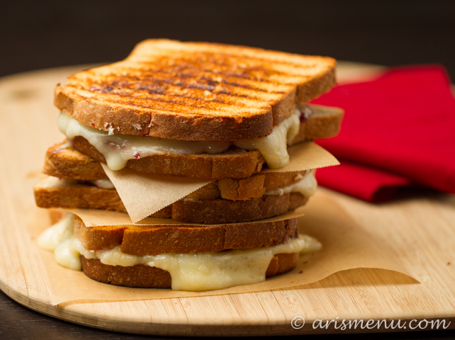 Red, White & Blue Grilled Cheese