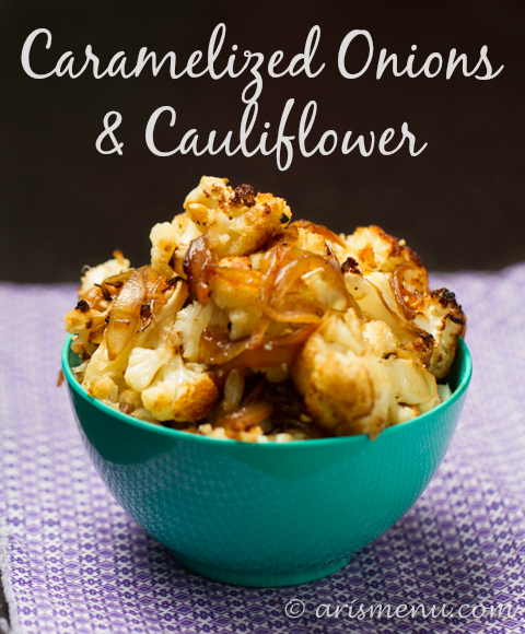Caramelized Onions & Cauliflower #vegan #glutenfree