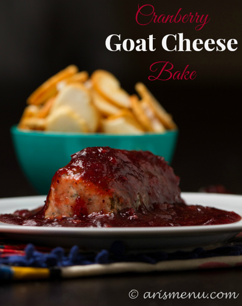 Drink & Dish: Cranberry Goat Cheese Bake