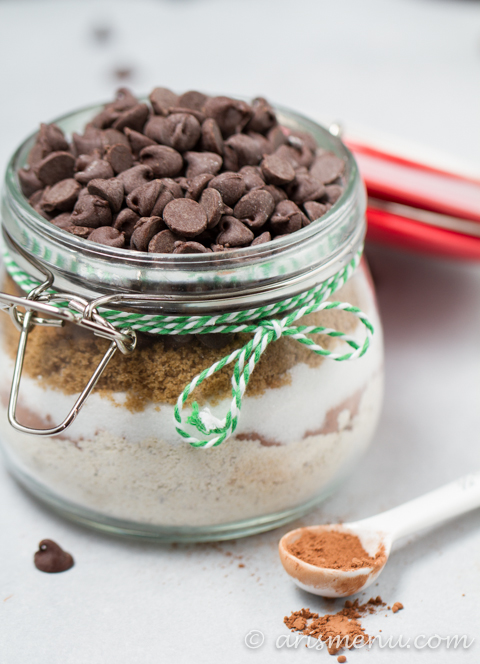 DIY Brownie Mix Jars #glutenfree
