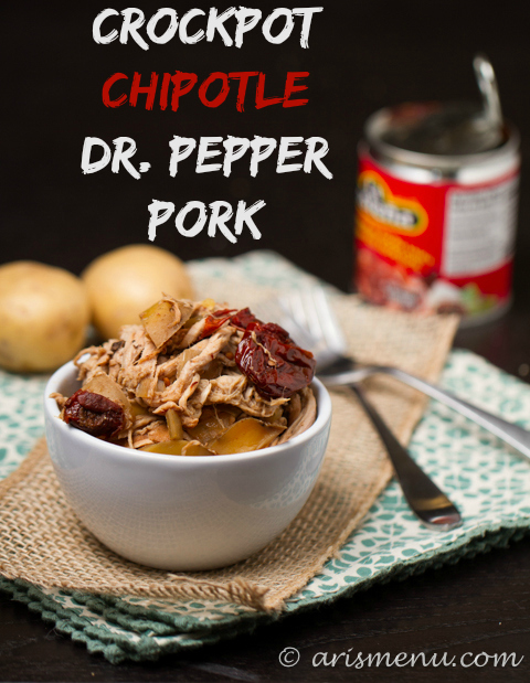 Crockpot Chipotle Dr. Pepper Pork: An easy, flavorful and healthy weeknight meal