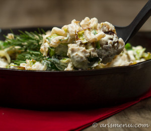 Brussels Sprouts Fontina Mac & Cheese: Easily, healthy veggie-packed comfort food!