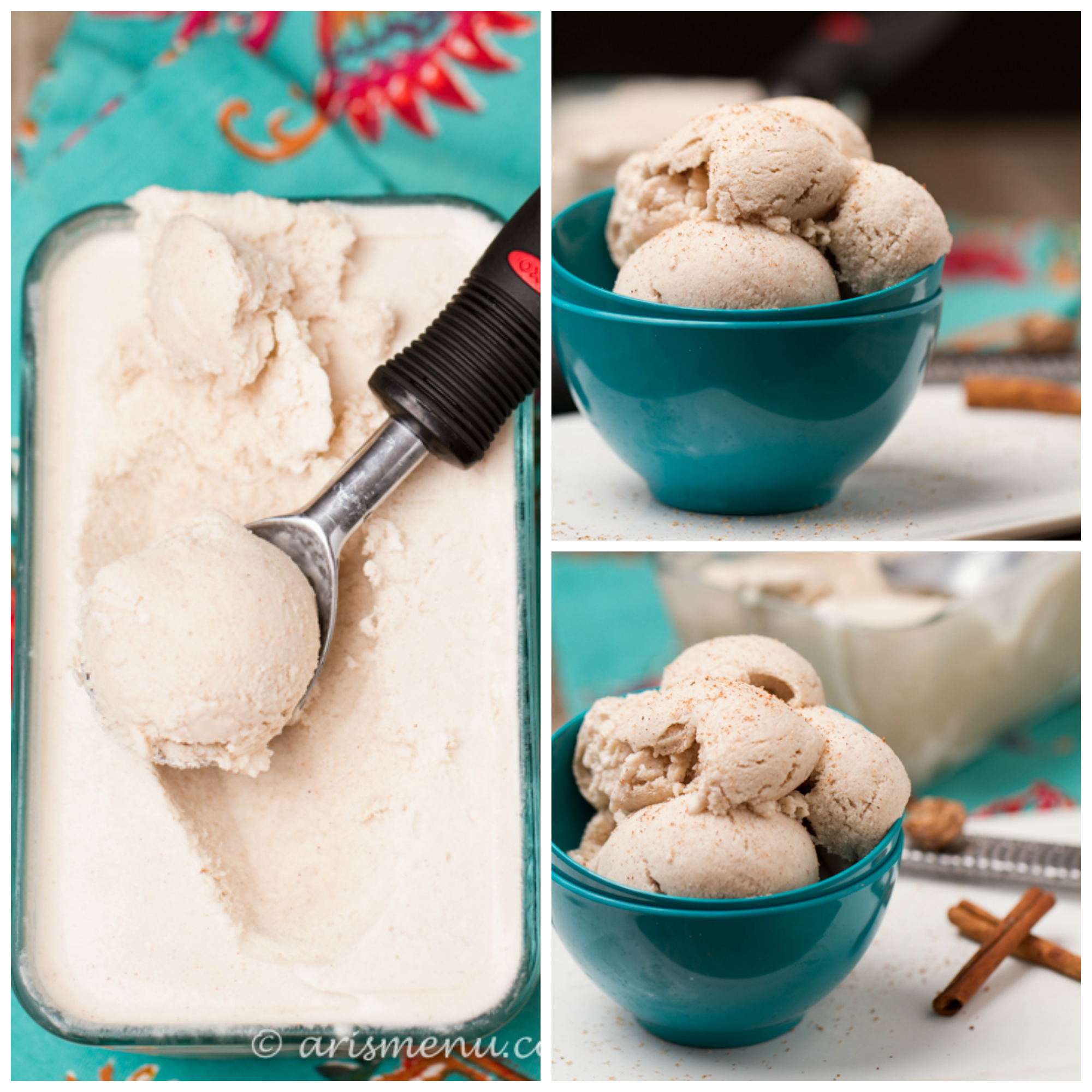 Chai Spiced Coconut Cream Ice Cream: Rich, creamy, vegan, gluten-free & paleo!