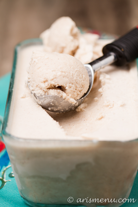 Chai Spiced Coconut Cream Ice Cream: Rich, creamy, vegan, gluten-free & paleo!