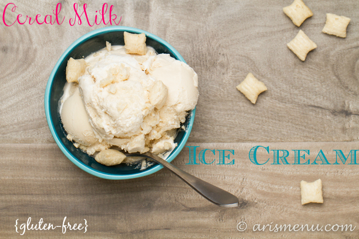 Cereal Milk Ice Cream: The best part of eating cereal meets melty, creamy ice cream!