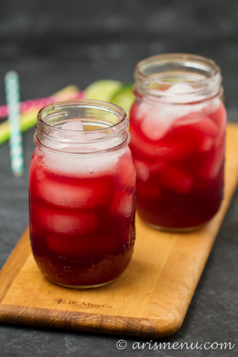 Tart Cherry Lime Elixir: A sweet and sour spiked cherry limeade with recovery boosting benefits!