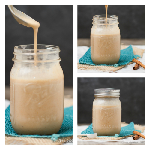 Pumpkin Spice Sweetened Condensed Coconut Milk: Perfect for coffee creamer or to replace sweetened condensed milk in any recipe! Vegan, paleo & refined sugar free.