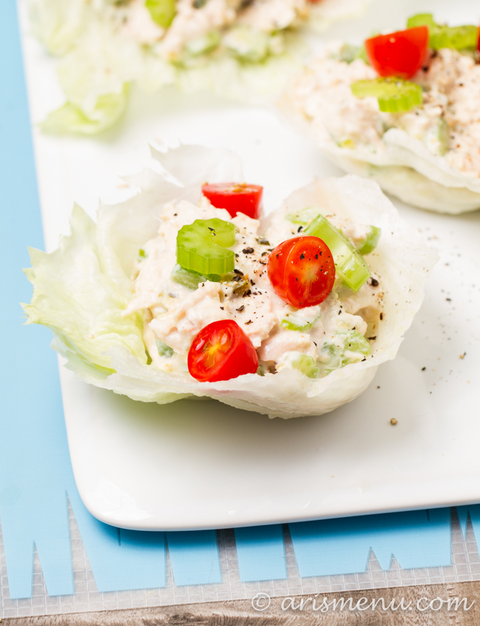 Healthy Tuna Salad: NO mayo, low carb, and super easy!