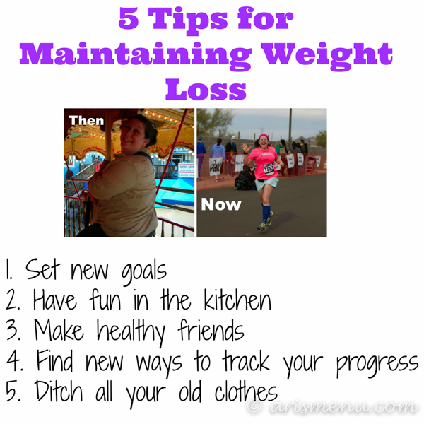5 Tips for Maintaining Weight Loss {even if you don't own a scale!}