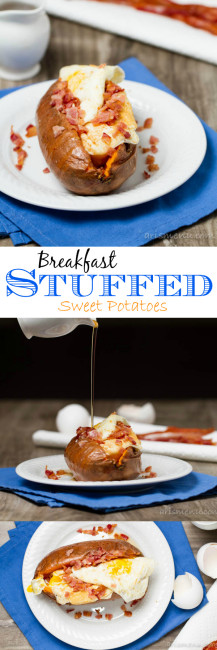 Breakfast Stuffed Sweet Potatoes: Healthy, delicious and naturally paleo