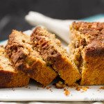 Cinnamon Apple Bread: Ultra soft and tender quick bread loaded with two layer of apples and cinnamon sugar for the perfect fall treat. Shhh: It's secretly healthy!